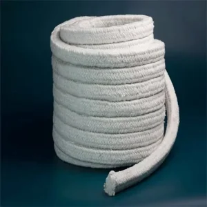 HT Ceramic Fiber Rope Tape High Temperature Resistant Stainless Steel Wire Reinforcement Refractory Tape