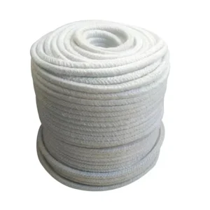 Heat Insulation Fiberglass Ceramic Fiber Rope Thermal Resistant Textile Fireproof Seal for Square Applications Mineral Wool