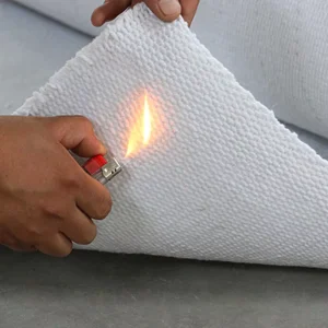Heat Resistance up to 1000 Ceramic Fiber Fabric Blanket Fireproof Blanket for Welding