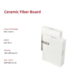 Heat Resistant Board Ceramic Fiber Panel Kiln Insulation Board