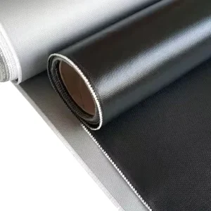 Heat Resistant C Glass Fire Retardant Silicone Coated Fiberglass Fabric Cloth Customizable Color for Use