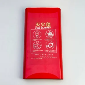 Heat Resistant Coated Fiberglass Fire Blanket 6FT X 6FT Chemical Oil Resistant for Vehicle Emergency Escape Outdoor Fire