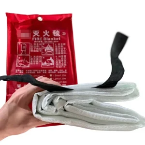Heat Resistant Fiberglass Fire Safety Blanket for Office and Workshop