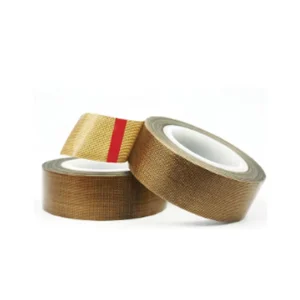 Heat Resistant PTFE Adhesive Tape 10m Length 15mm Width Single Silicone Pressure Sensitive Seal Tape for Sealing Machine Bag