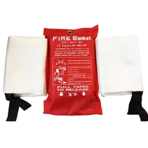Heat Resisting Fiberglass 4 Ft * 4 Ft 1.2 X 1.8 Meters Insulation Fire Blanket Fire Blanket Emergency Fire Blanket