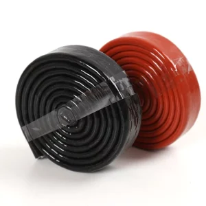 Heat Shielded Fire Sleeve Silicone Coated Fiberglass Sleeve Heat Protection Sleeve for Automotive Hoses