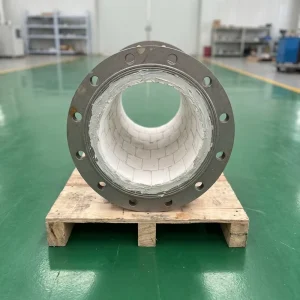Heavy Duty Ceramic Lined Pipeline for Mining Material Conveying Steel Pipe