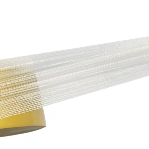 Heavy Duty Fiberglass High Tensile Adhesive Glass Fiber Mesh Tape for Packing Strapping Bonding Reinforced Cross Grid Fiber Tape