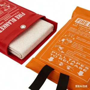 Heavy Duty Glass Fiber Welding Blanket EN1869 Heat Resistant 1.4m Length No Grommet Holes for Industrial Workshop Electrical