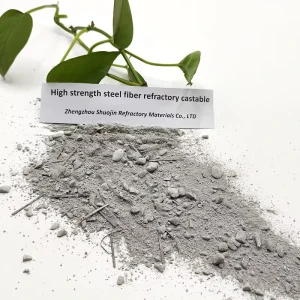 High Alumina Steel Fiber Customizable Welding Punching Moulding Powder SIO2 Castable Refractory