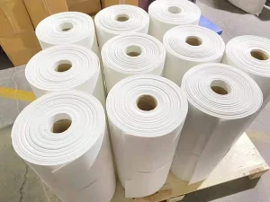 High Density Ceramic Fiber Blanket White Refractory Paper 3mm Thickness HT Elite Insulation Temperature Resistance 2300F