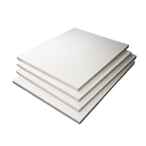 High Density Fire Proof Rigid Ceramic Fiber Board Glass Aluminium Thermal Insulation Plate Sheet Refractory Ceramic Fiberboard
