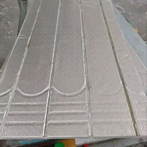 High Density XPS Dry Heating Panel Insulation Panel with Embossed Aluminum Foil Grooved for 12/16/20mm Pipe Od
