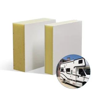 High Insulation PU FRP Sandwich Panel Polyurethane Foam Composite Board for RV Caravan & Cold Room Wall