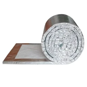 High Performance Aluminum Foil Refractory Ceramic Fiber Blanket 1360℃ Rated Building Projects