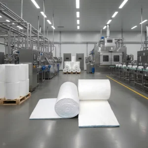 High Performance Aluminum Foil Refractory Ceramic Fiber Blanket 1430℃ Rated Building Projects