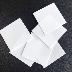 High Precision Thin Alumina Ceramic Shim Sheet High Voltage Insulation Ceramic Pad for Power Electronic