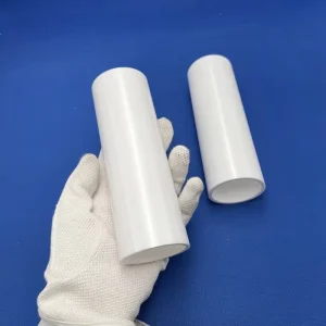 High Precision Yttrium Stabilized Pipe Zirconia One End Sealing Sleeve ZrO2 Ceramic Tube