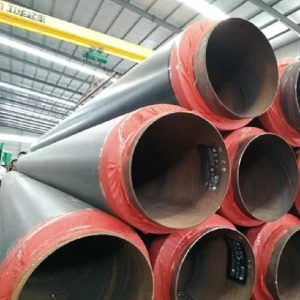 High Pressure Steel Jacket Steam Insulation Pipe with Outer Steel Sleeve Used for Industry Steam Pipeline System