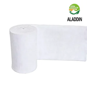 High-Purity AL2O3 40% White Ceramic Fiber Blankets Low Iron Alkali 128 Kg/m Density 50KPa Strength Thermal Conductivity