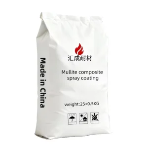 High Purity Mullite Composite Spray Coating Plasma Sprayed for Kiln Linings Thermal Barrier