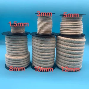 High Quality 100% Braided Cottoned Ropes Round Cotton Cord for Diy Cotton Braided Rope