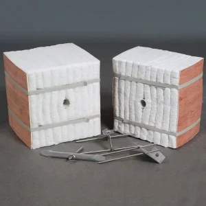 High Quality 1260 Ceramic Fiber Module Fire Proof Insulation Blanket Folded Module for Furnace