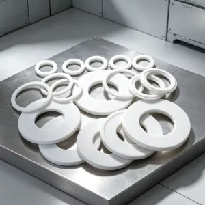 High Quality Custom Processing PTFE Gasket Anti Corrosion Flat Seal Gasket