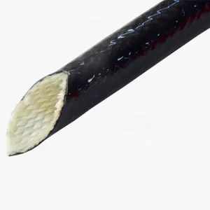 High Quality High Temperature Fire Resistant Silicone Coated Fiberglass Sleeve