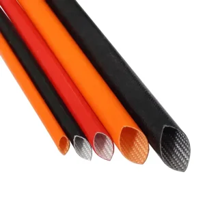 High Quality High Voltage Insulation Sleeve Bending Cutting Services Silicone Coated Fiberglass for Electric Hardness Protection