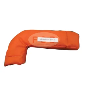 High Quality Industrial Fireproof Waterproof High Efficient Fiberglass Removable Pipe Thermal Insulation Jacket