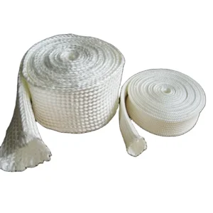 High Silica Fiberglass Sleeve High Temperature Insulation Materials & Elements for Protection