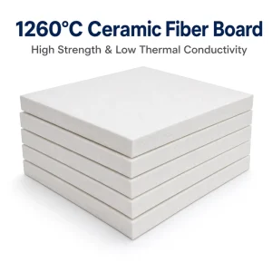 High Strength 1260°C Ceramic Fiber Board Rigid Insulation Fireproof Panel with Excellent Corrosion Resistance