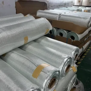High Strength Alkali Resistant Fiberglass Woven Roving Fabric E glass 400g Roll Fiberglass Cloth