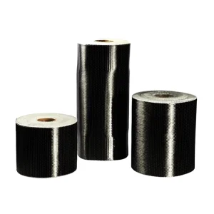 High Strength Grade I Unidirectional Carbon Fiber Wraps Ultra High Strength Silicon Coated Structural Strengthening Crack Repair
