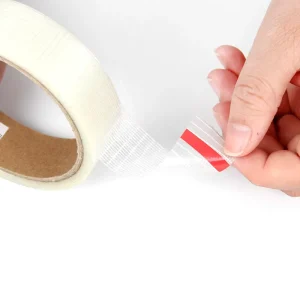 High Strength Heat Resistant Fiberglass Tape Hot Melt Silicone Adhesive for Carton Sealing Heavy Duty Packaging Reinforcement