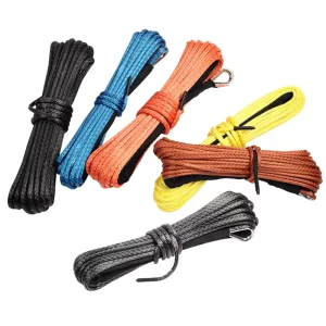 High Strength UHMWPE Braided Towing Rope 1.2mm 40mm Diameter UV Resistant Abrasion Resistant for Heavy Load Towing