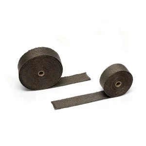 High Temp Fiberglass Exhaust Heat Wrap Tape for Pipe Manifold Motorcycle Auto Turbo Thermal Insulation 2 Inch Width