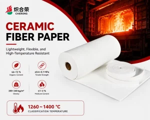 High Temp Insulation Supplier CE Certified Fiber Paper Global Fiber Paper Supply Ceramic Fiber Paper Production