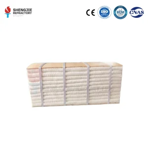 High Temperature 1260℃ Ceramic Fiber Module Aluminum Silicate Insulation Blanket Material