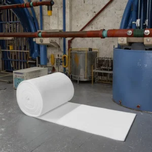 High Temperature 1600 C Refractory Blanket Ceramic Fibre Products Polycrystalline Mullite Fiber Blanket for Heating Furnace
