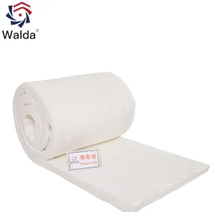 High Temperature 2 Inch Ceramic Fiber Insulation Blanket 1260 Fireproof Wood Stove Protection 850 1600 Hydrophobic
