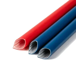 High Temperature 4kv Silicone Coated Fiberglass Insulation Sleeve