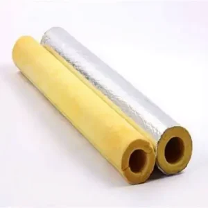 High Temperature ASTM Standard Glass Wool Insulation Pipes Formaldehyde Free Steam Fiberglass Tube for Heat Insulation Materials