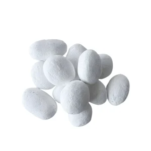 High Temperature Ceramic Fiber Pebbles for Gas Fireplace Decorative Fireproof Stones