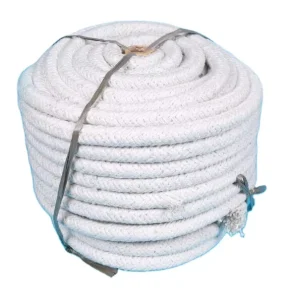 High Temperature Ceramic Fiber Rope (HA Grade) with Low Thermal Conductivity for Extreme Heat Applications