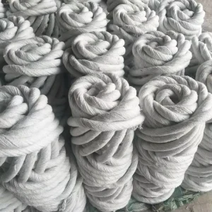 High Temperature Ceramic Fiber Rope Kit 6mm 8mm 10mm 12mm Assorted Sizes With Adhesive