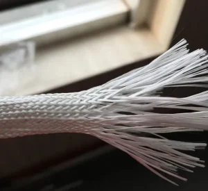High Temperature Fiberglass Braided Sleeve for Cable Protection