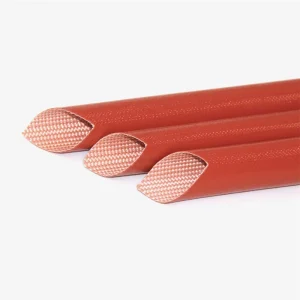 High Temperature Fiberglass Sleeving Fiberglass Braided Cable Insulation Heat Shrink Sleeve for Hydraulic Pipe Protection Heat