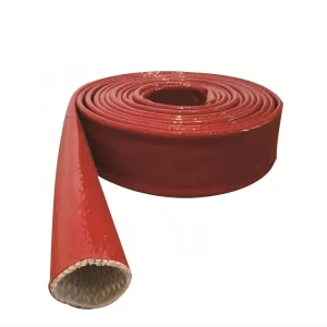 High Temperature Fire Proof Silicone Sleeve Critical Equipment Heat Protection Insulation with Fiberglass Rubber